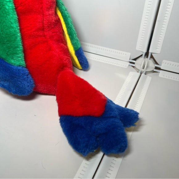 Beanie Buddies babies TY 1999 vintage large Jabber parrot 10" PE pellets - Picture 2 of 5